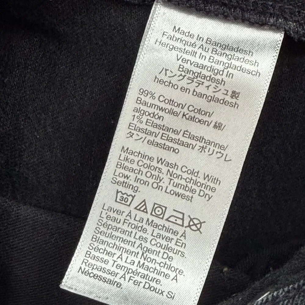 J.Crew Factory Straight Fit Signature Flex Jeans Men's 30x32 Black Stretch